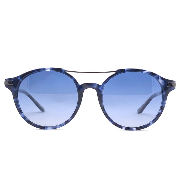 Versace 1969 Round Acetate Sunglasses - Polarized lens Metal Bridge Bar - Picture 1 of 10